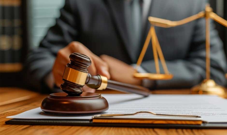 Judge in Courtroom